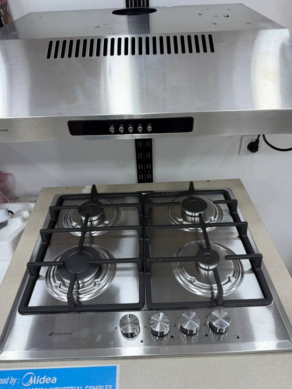 pack (plaque+hotte) MIDEA